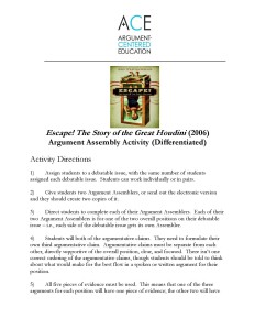 Escape!ArgumentAssemblyActivityFirstPage15.12.17