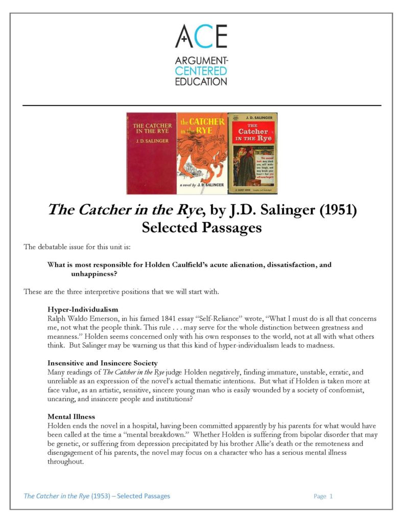 Реферат: The Mysteries Of Holden Caulfield Essay Research