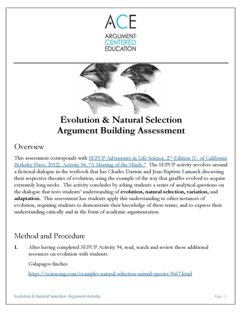 Darwin Natural Selection Worksheet Answers Promotiontablecovers